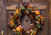Halloween Wreath at the Devonfield Inn