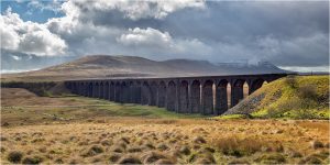 Ribblehead Viaduct and Ingleborough