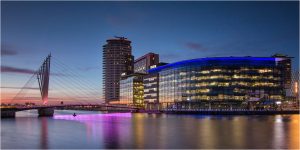 Media City and Media City Footbridge