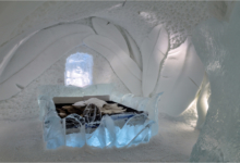 Ice Hotel Bedroom