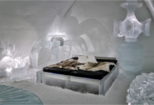 Ice Hotel Bedroom