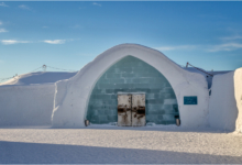 The Ice Hotel Entrance