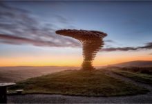 The Singing Ringing Tree In The Pre-Dawn