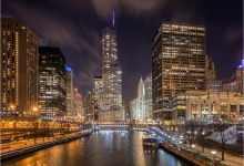 Trump Tower And The Chicago River