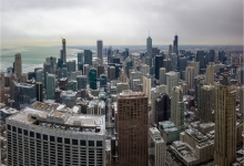 Chicago Skyline from John Hancock Tower