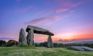 Pentre Ifan At Sunset