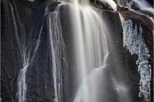 Hraunfosser Waterfall Close-Up