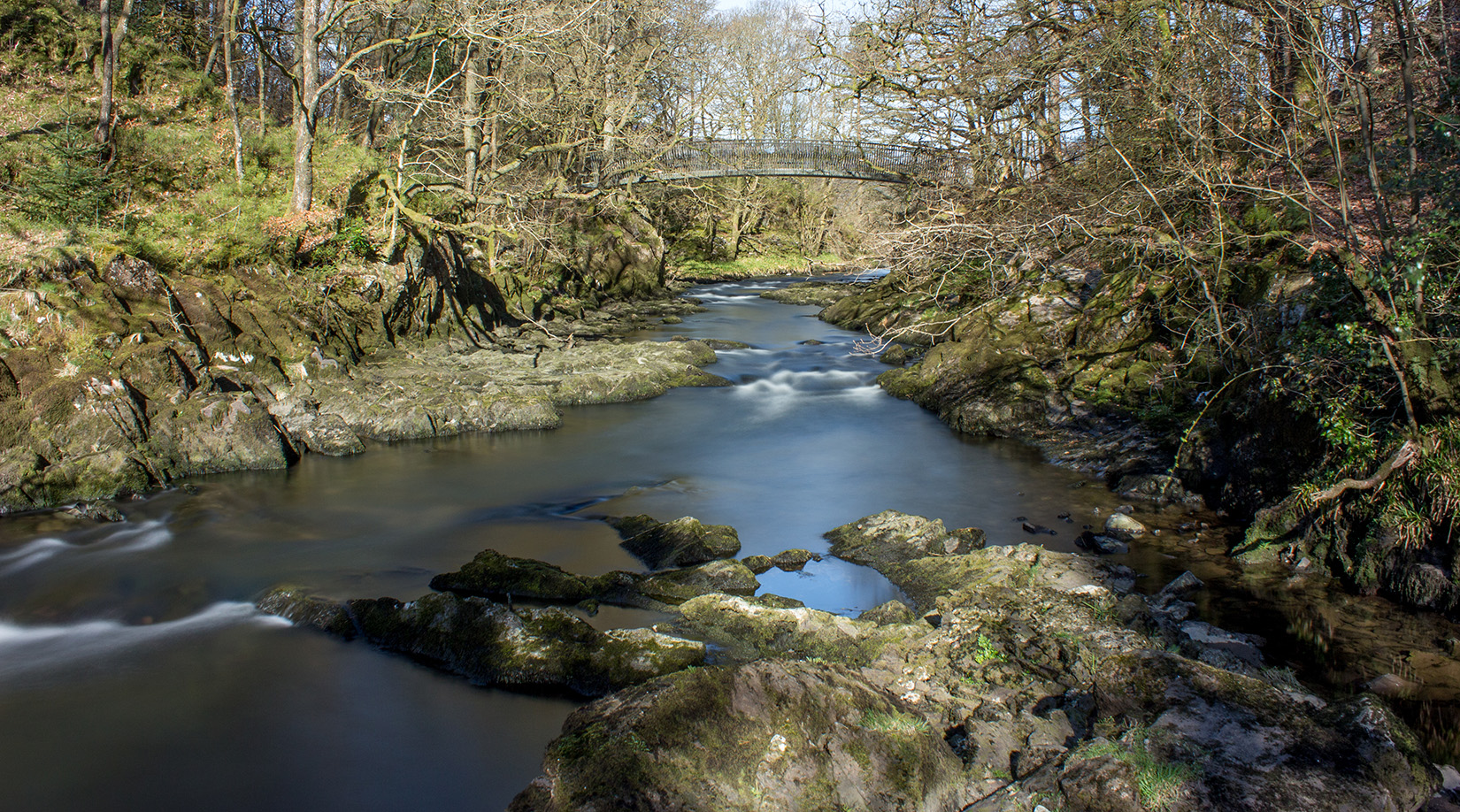 Skelwith Metal Footbridge