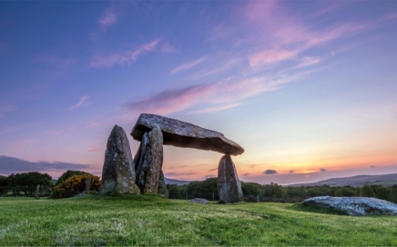 Pentre Ifan at Sunset