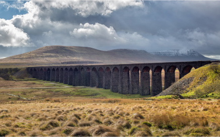 Ribblehead Viaduct and Ingleborough