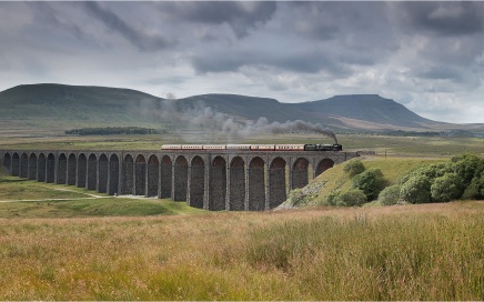 Steam Train on Ribblehead Viaduct