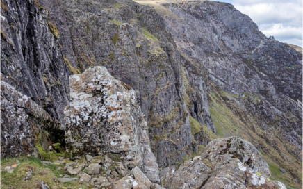 The cliffs of Twll Du