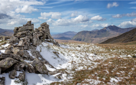 Y Lliwedd from below Y Foel Goch