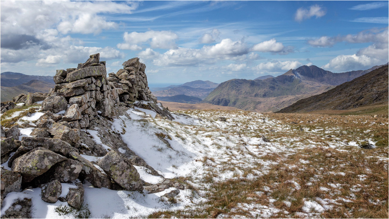 Y Lliwedd from below Y Foel Goch