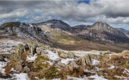 The Glyders from Gallt-Yr-Ogof