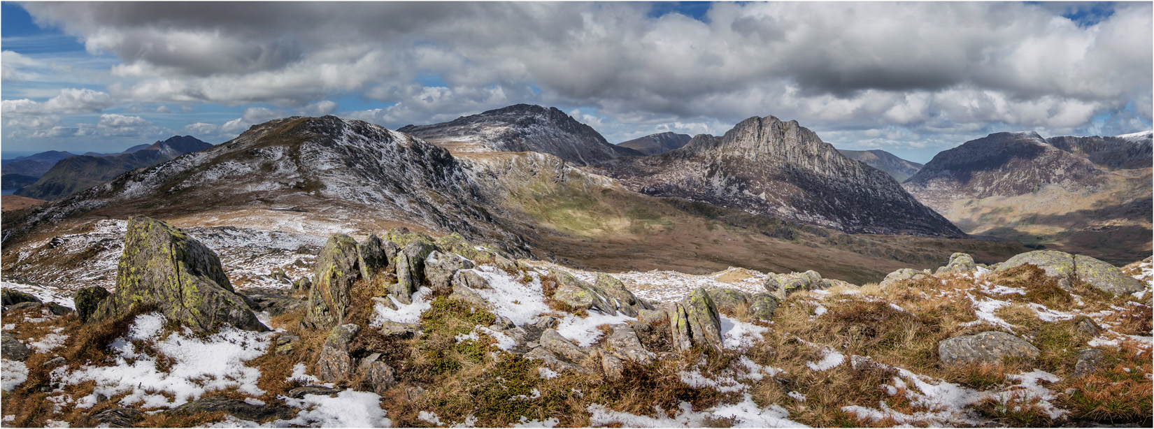 The Glyders from Gallt-Yr-Ogof