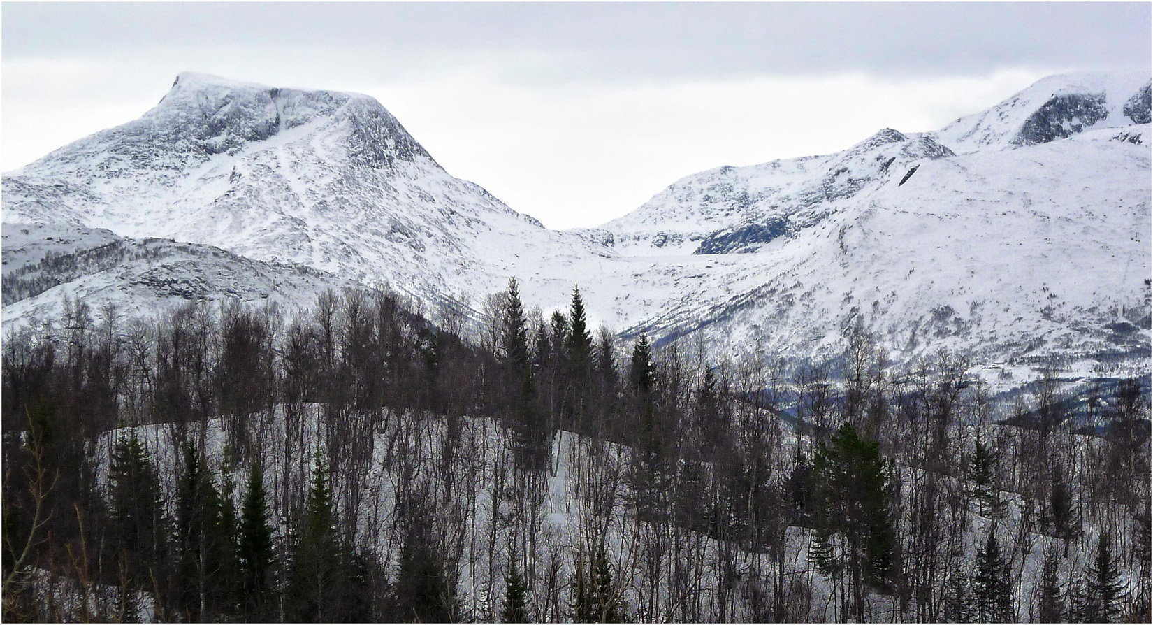 Mountains Above the Rombaksfjord