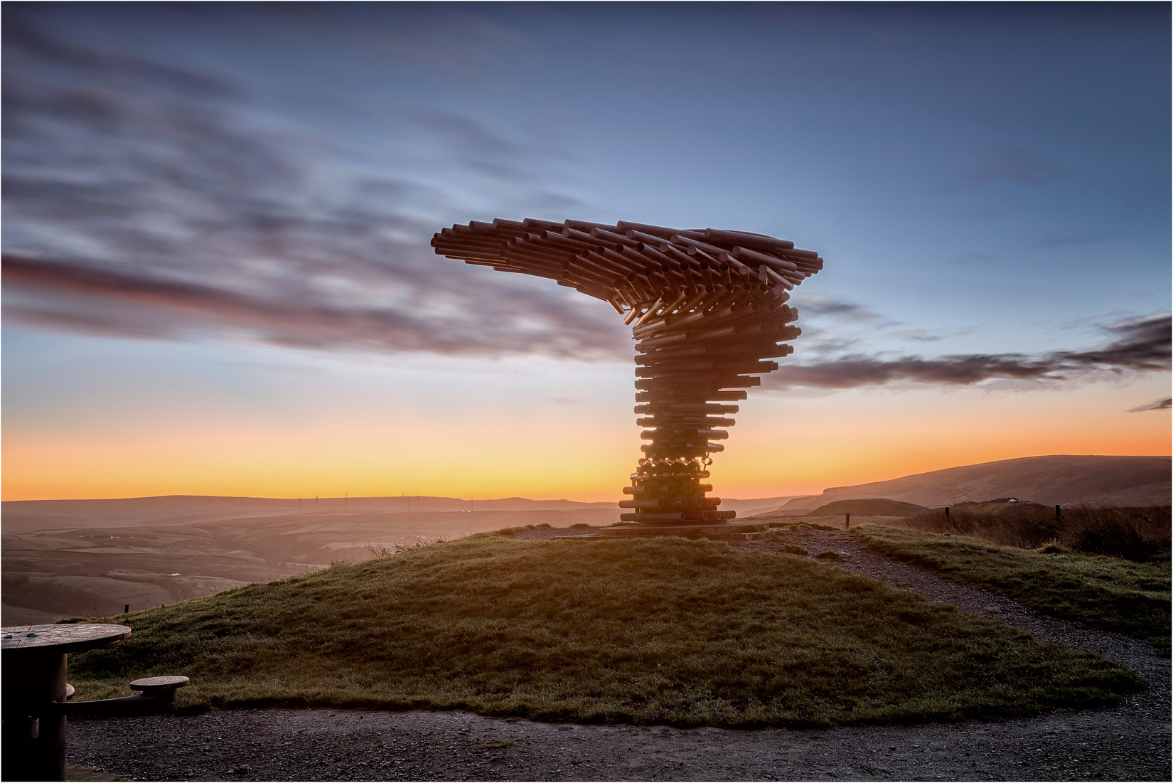 The Singing Ringing Tree In The Pre-Dawn