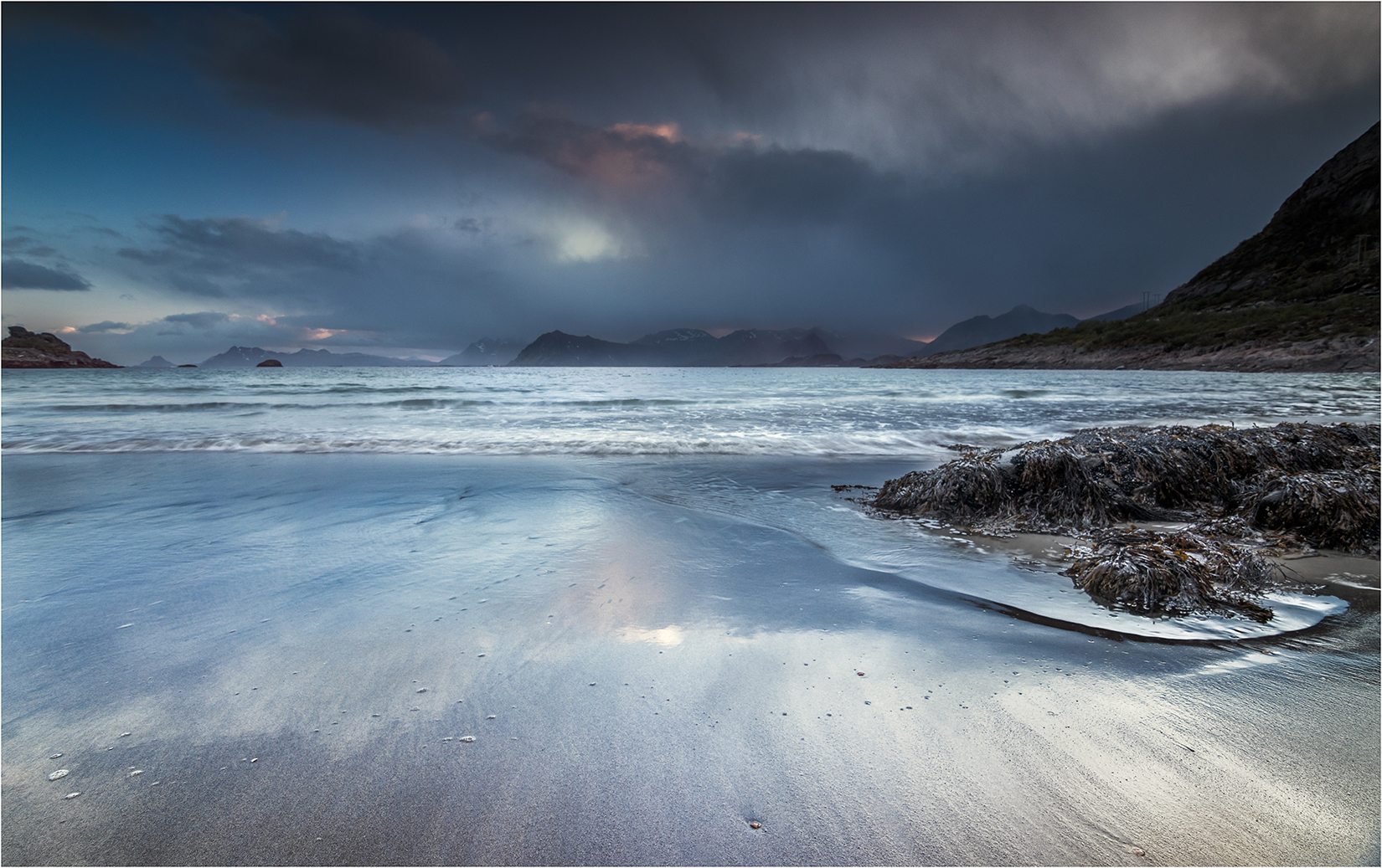 Evening Tides at Rorvika Beach