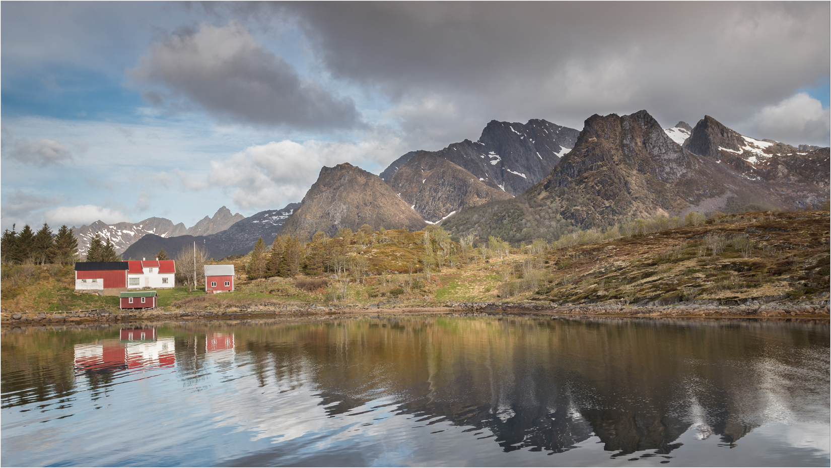 Morning View From The Nyvagar Rorbru Hotel