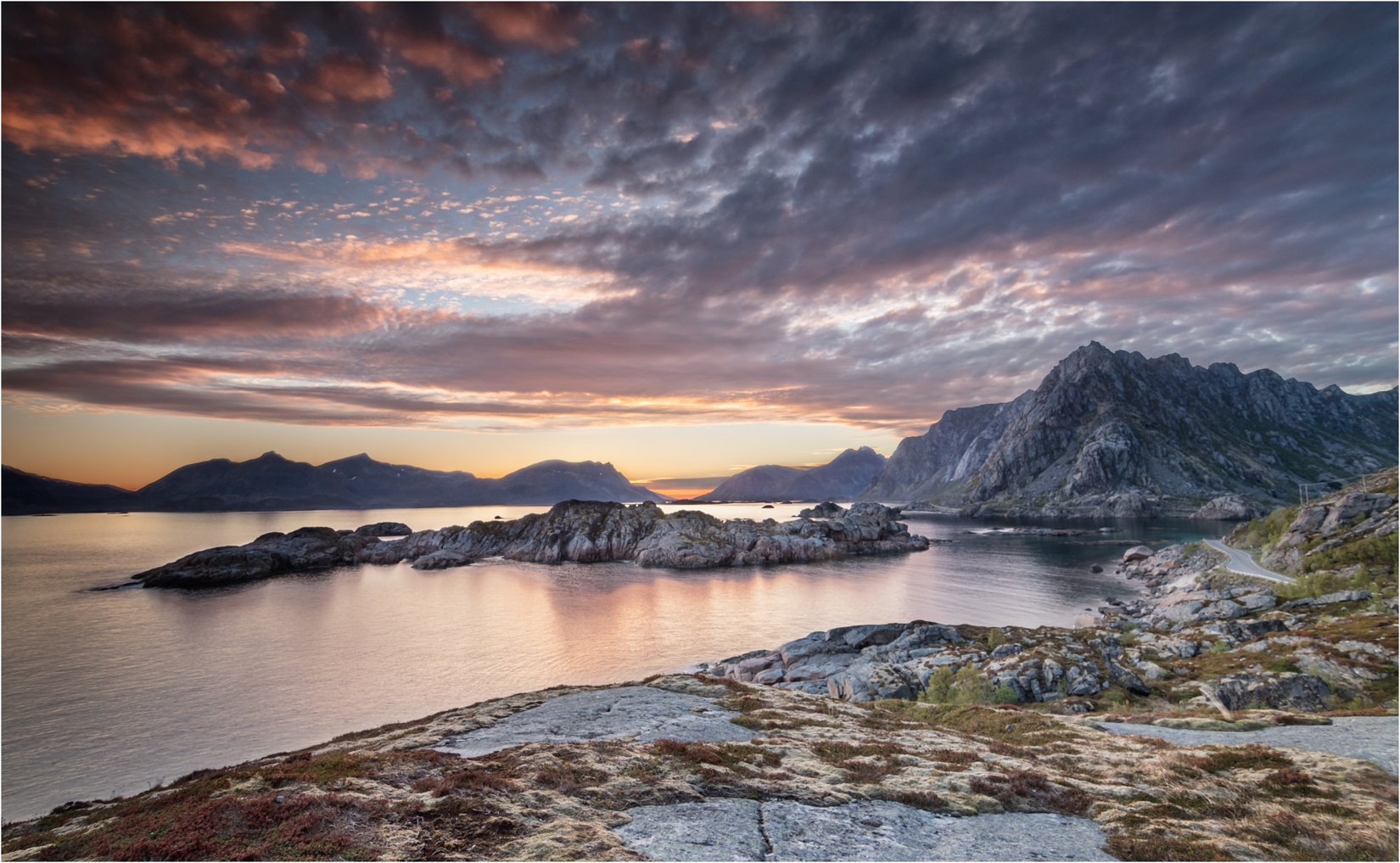 Sunset On The Henningsvaerstraumen