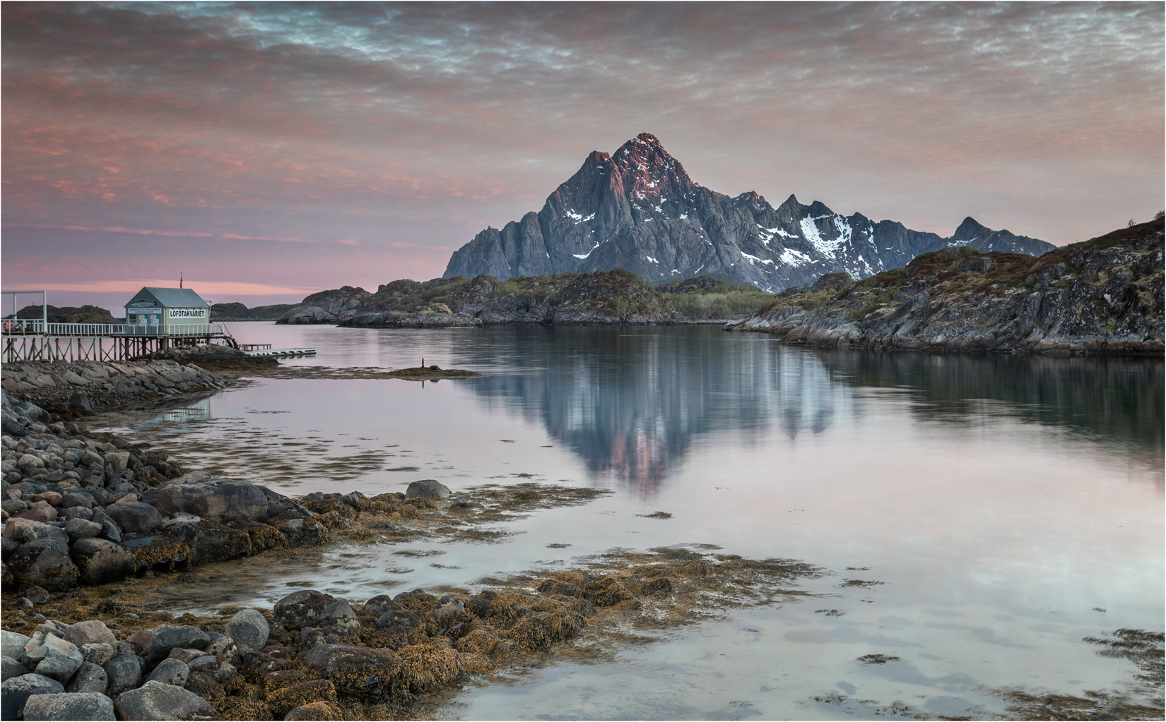 Evening Light On Vagakellen