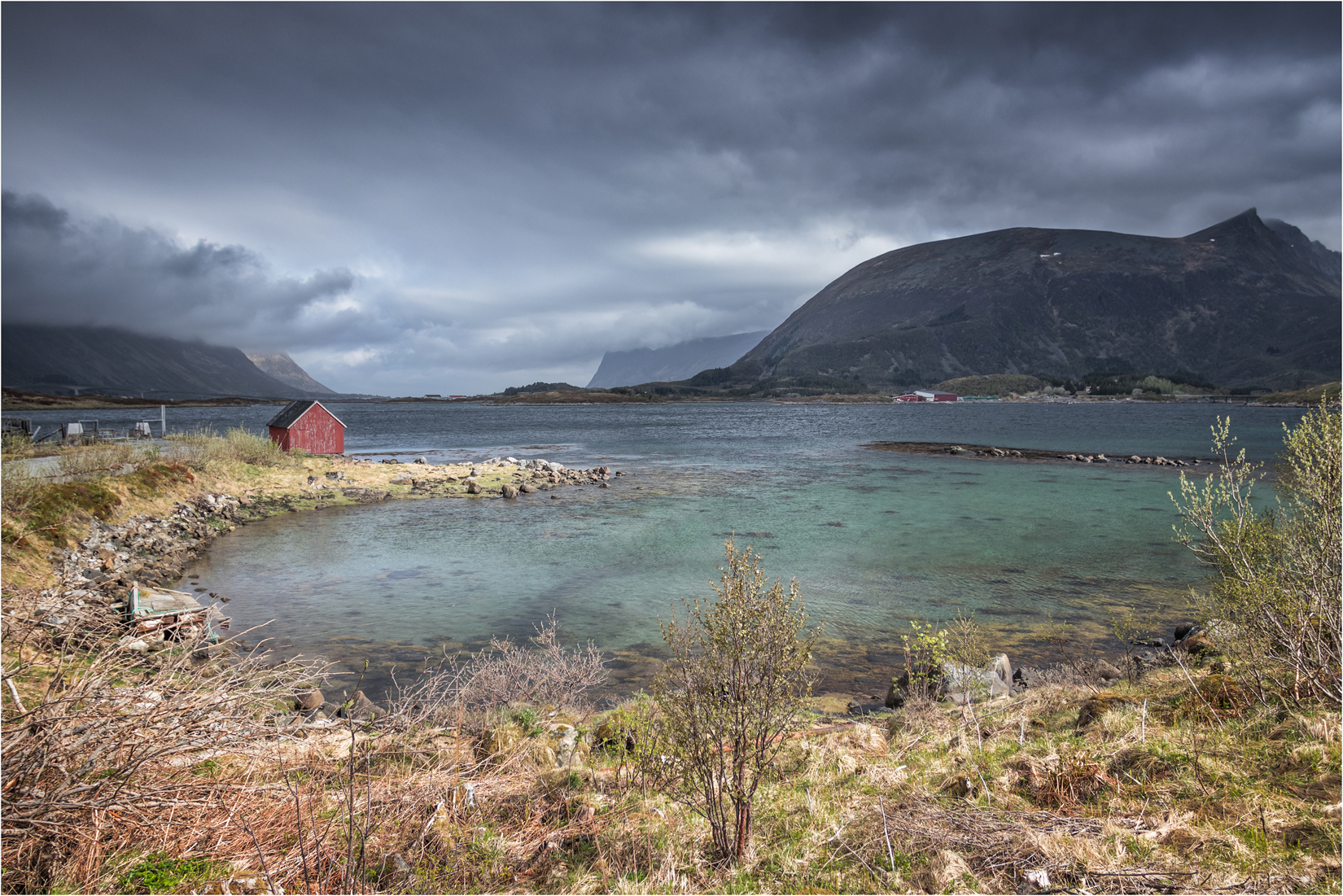 Small Red Hut On The Sydallspollen