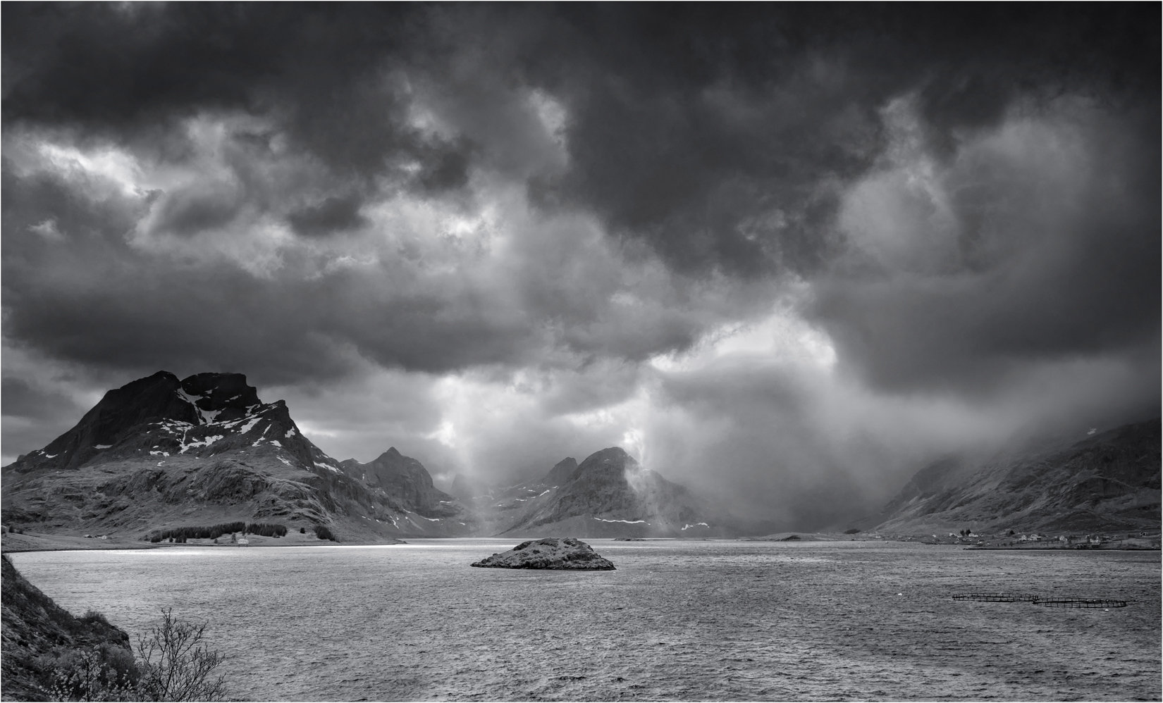 Cloudy View Over The Selfjorden