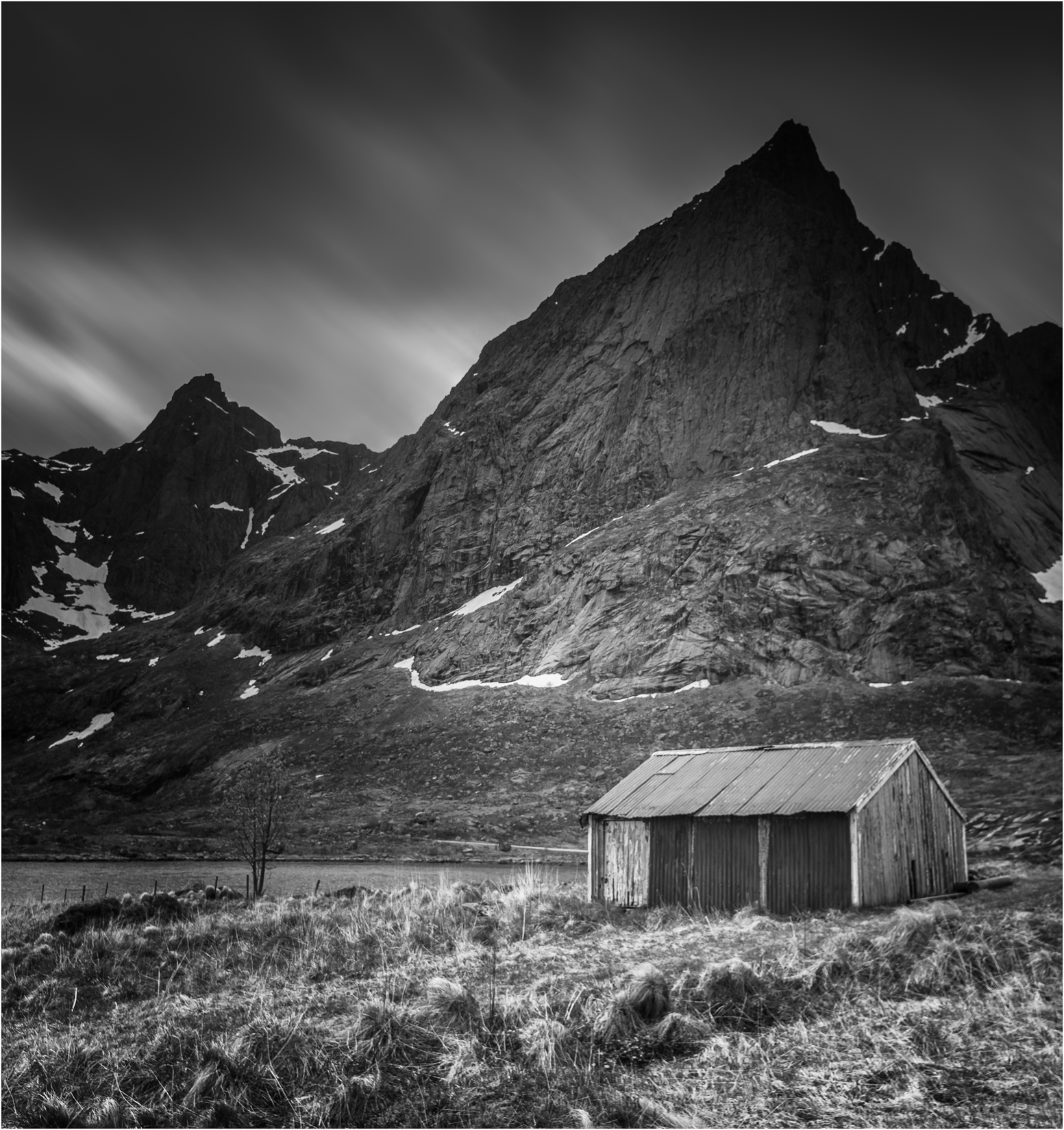 A Small Hut Below Stortinden