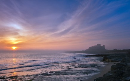 Bamburgh Castle at Dawn