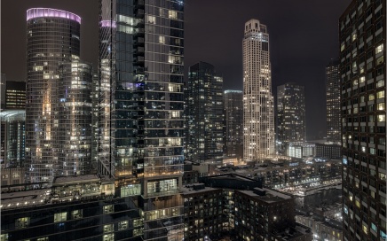 Night View from Grand Sheraton Hotel