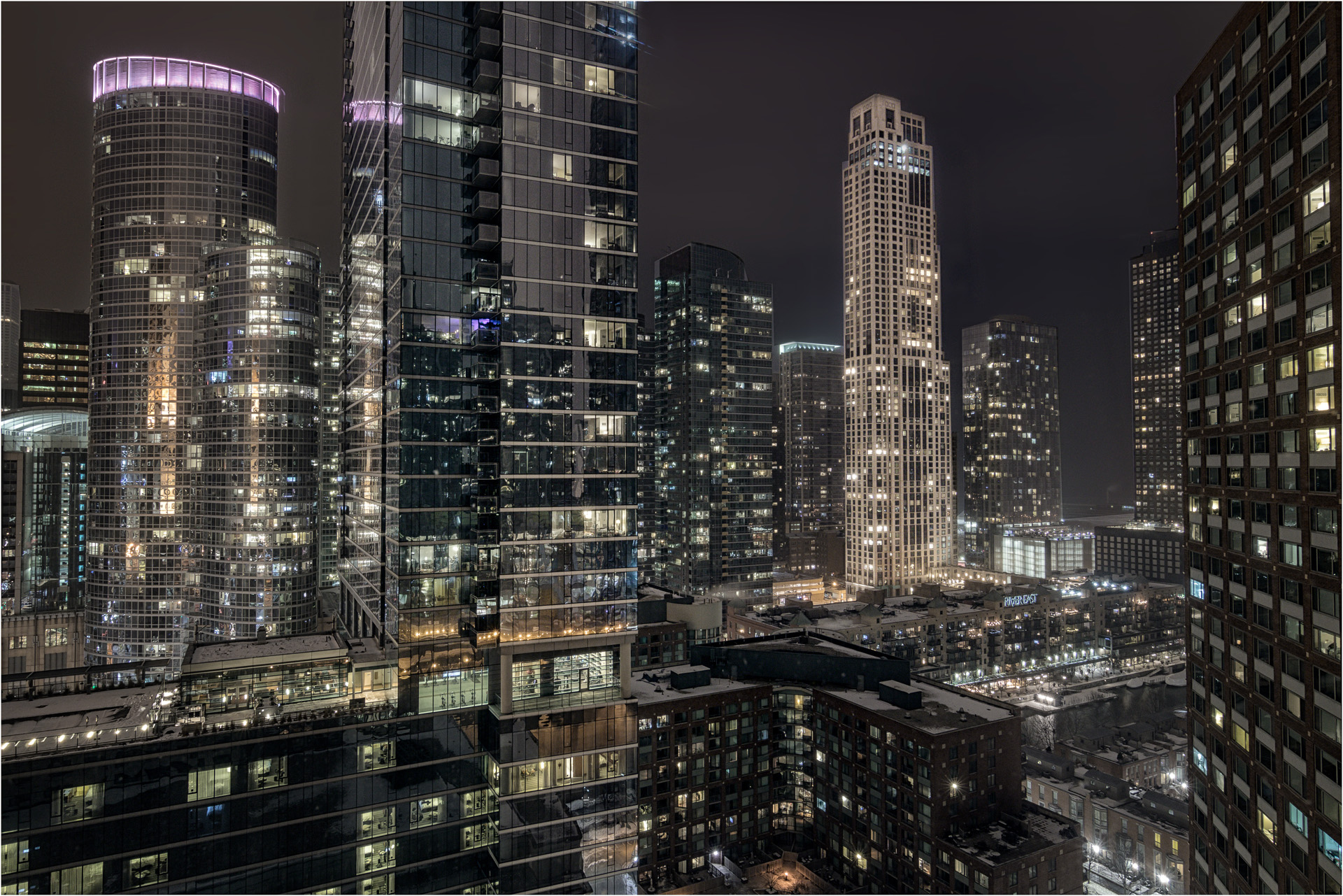 Night View from Grand Sheraton Hotel