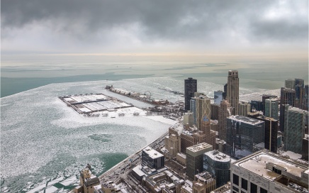 Lake Michigan from John Hancock Tower