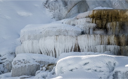 Palette Spring Close-Up, Mammoth Hot Springs