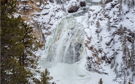 The Upper Falls Of The Yellowstone River