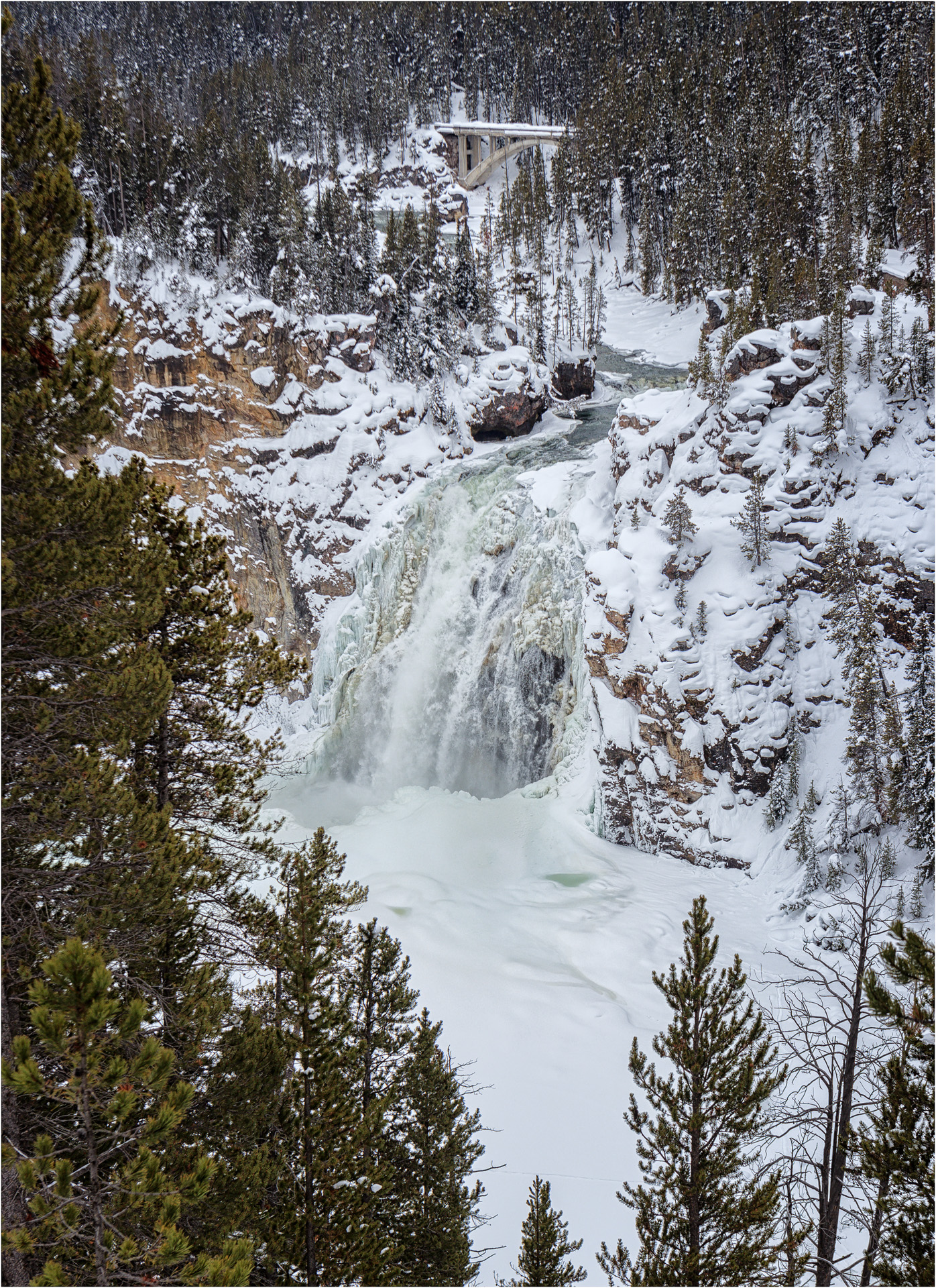 The Upper Falls Of The Yellowstone River