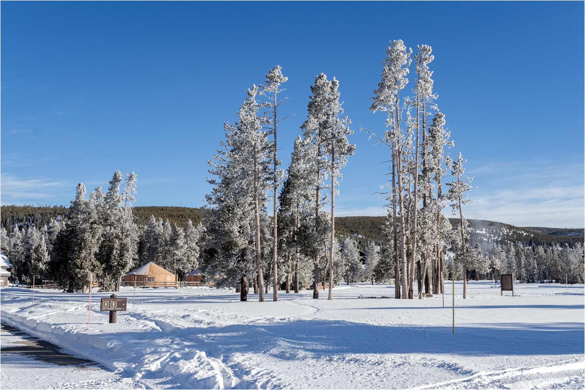 Grounds of the Old Faithful Snow Lodge