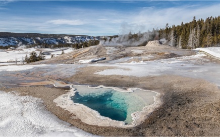 Heart Pool and Lion Geyser