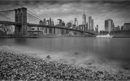 Brooklyn Bridge and the New York Skyline