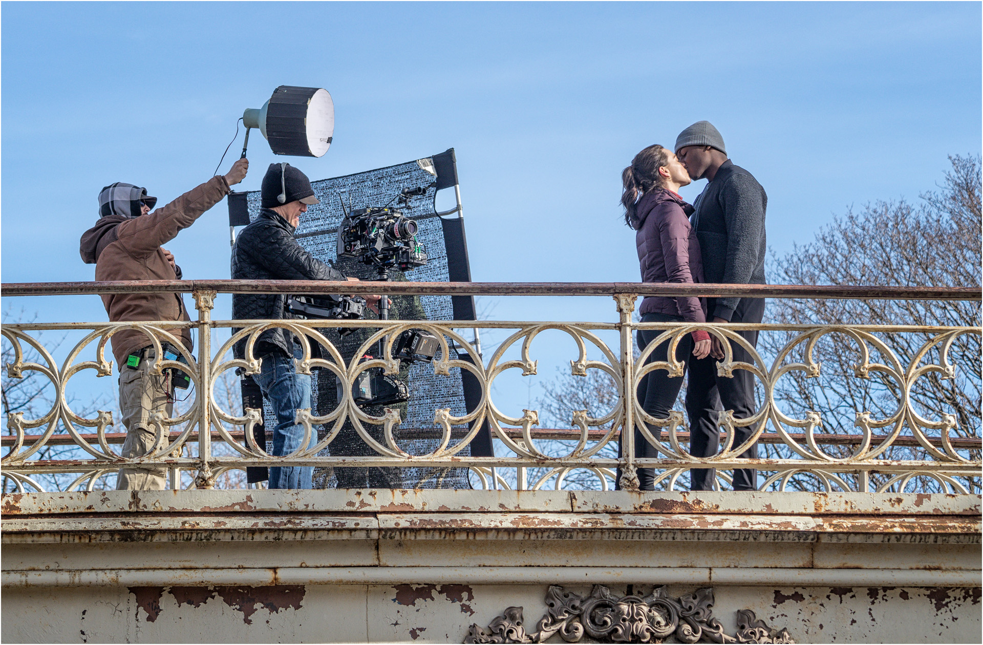 The Kiss on Gothic Bridge