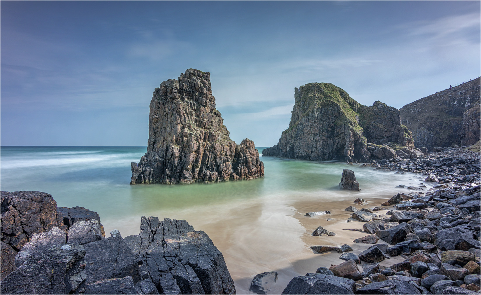 Pinnacles on Gary Beach