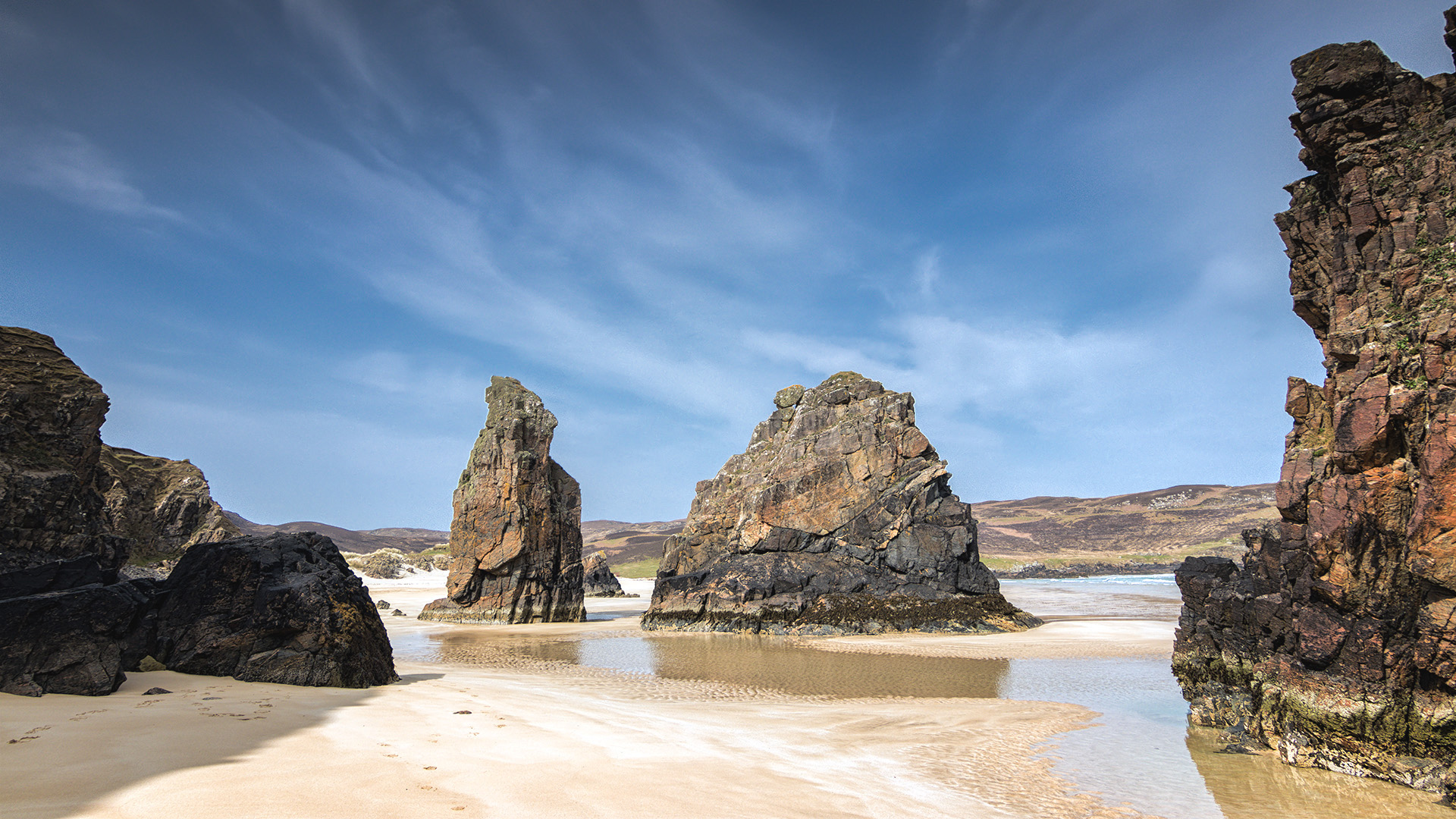 Pinnacles on Gary Beach