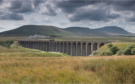 Steam Train on Ribblehead Viaduct