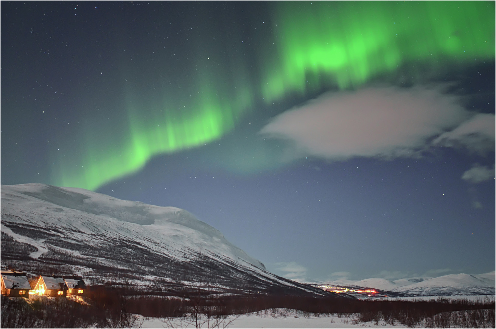 Aurora Develop Over Abisko