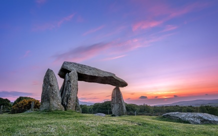 Pentre Ifan At Sunset