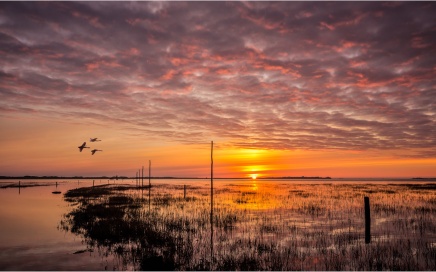 High Tide at Lindisfarne Causeway