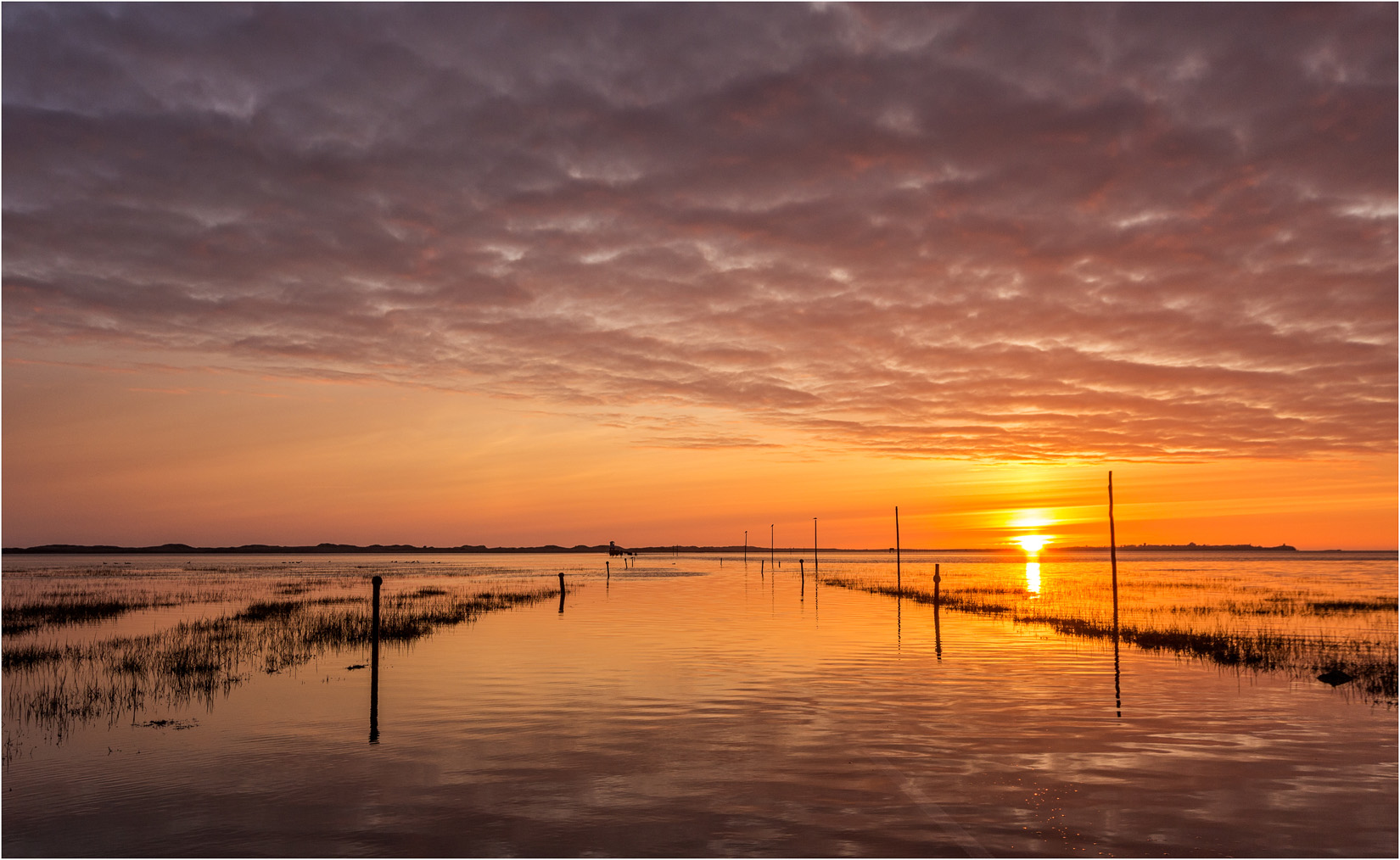 High Tide at Lindisfarne Causeway