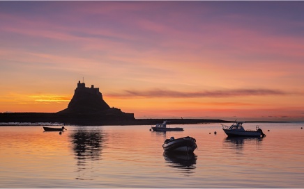 Lindisfarne Castle and Harbour