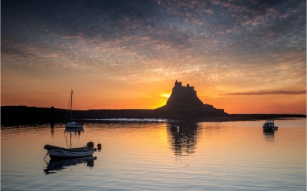 Lindisfarne Castle and Harbour