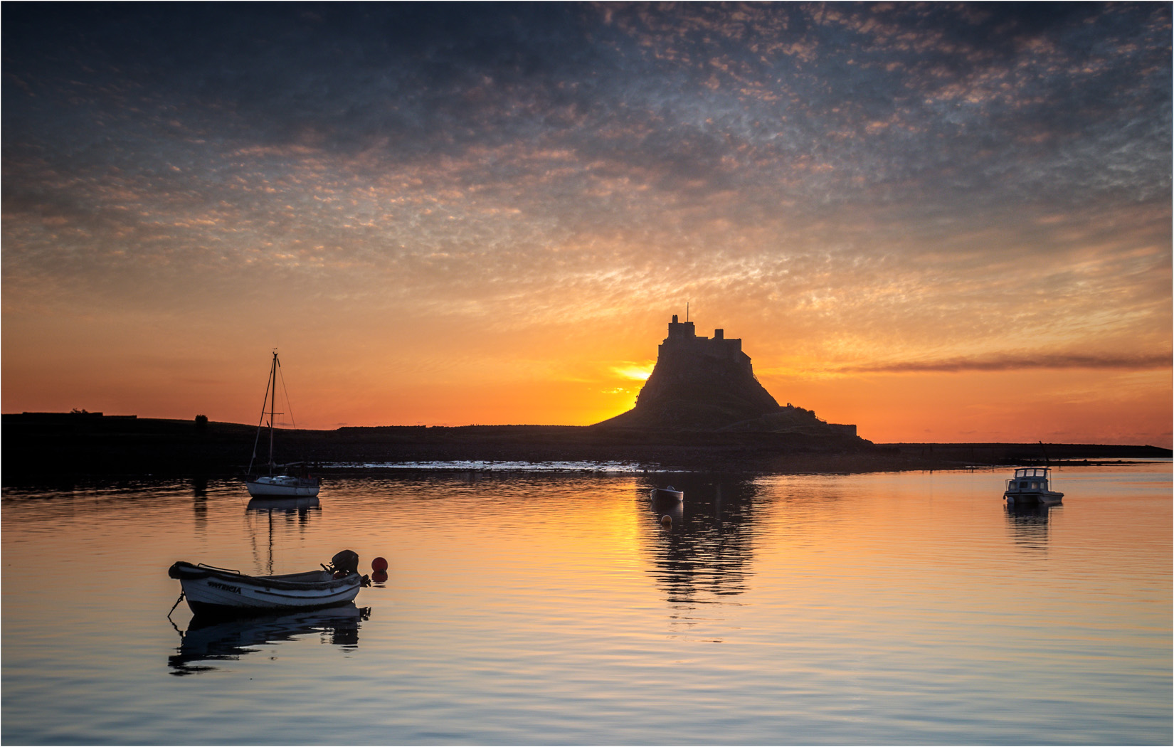 Lindisfarne Castle and Harbour